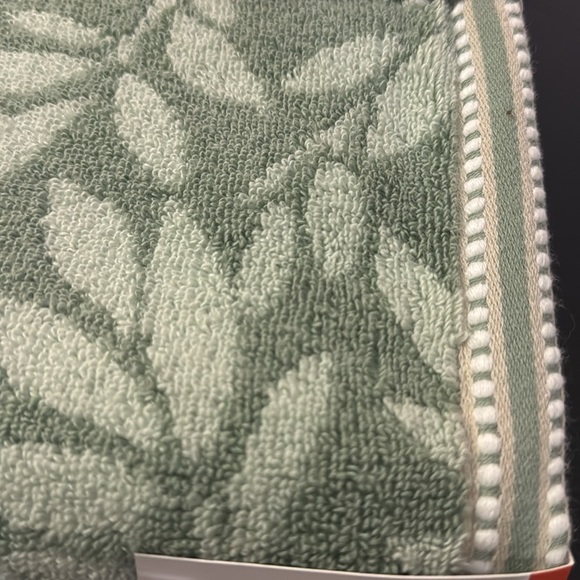 6pc CARO HOME 100% Cotton Bath Towel Set - Sage Mist - Picture 8 of 10